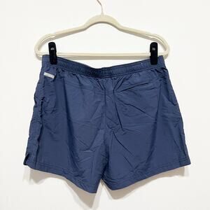 Columbia Mens Blue Grey Shorts 5-inch Inseam Size Large